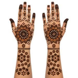 Henna Bridal Stencil Front Side